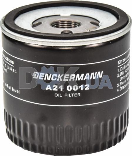 Denckermann A210012-S - Alyvos filtras autoreka.lt