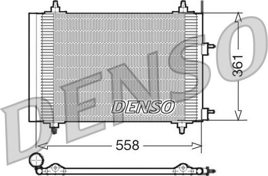 Denso DCN21015 - Kondensatorius, oro kondicionierius autoreka.lt