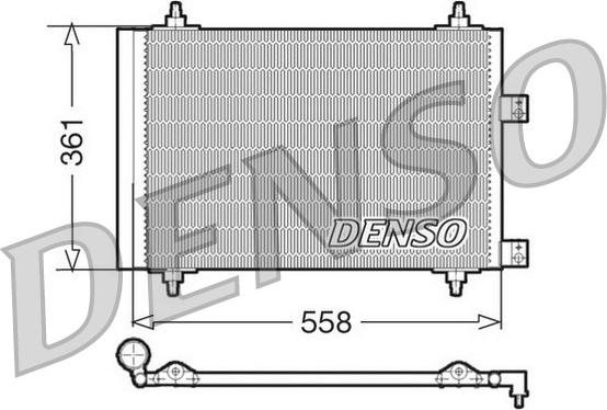 Denso DCN21016 - Kondensatorius, oro kondicionierius autoreka.lt