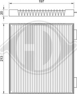 Diederichs DCI0098 - Filtras, salono oras autoreka.lt