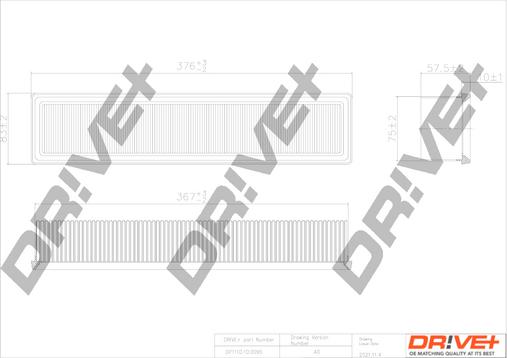 Dr!ve+ DP1110.10.0095 - Oro filtras autoreka.lt