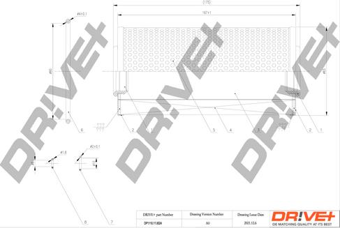 Dr!ve+ DP1110.11.0024 - Alyvos filtras autoreka.lt