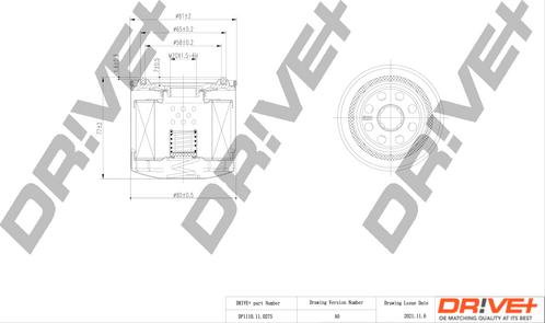 Dr!ve+ DP1110.11.0275 - Alyvos filtras autoreka.lt