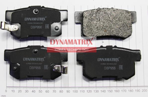 Dynamatrix DBP956 - Stabdžių trinkelių rinkinys, diskinis stabdys autoreka.lt