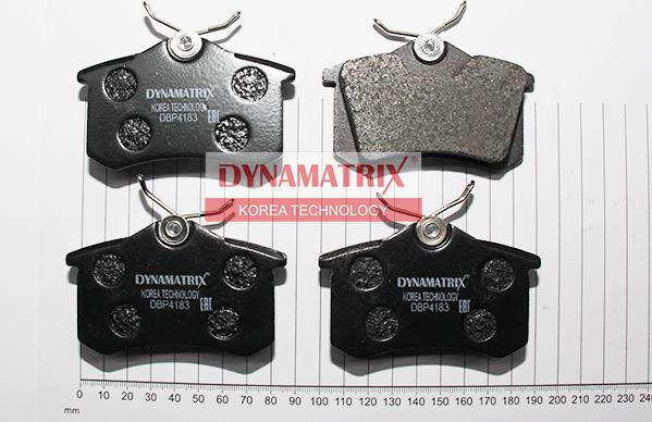 Dynamatrix DBP4183 - Stabdžių trinkelių rinkinys, diskinis stabdys autoreka.lt