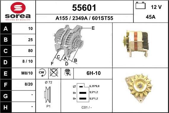 EAI 55601 - Kintamosios srovės generatorius autoreka.lt