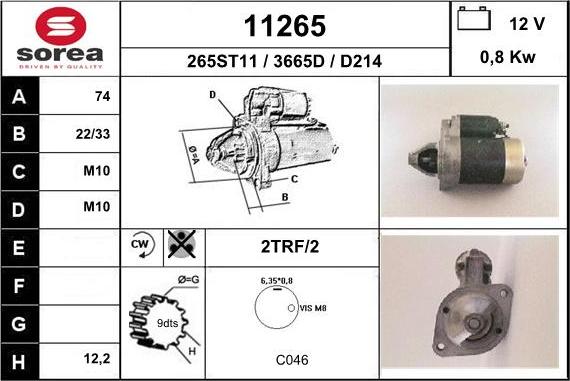 EAI 11265 - Starteris autoreka.lt