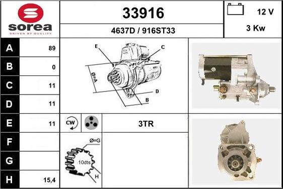 EAI 33916 - Starteris autoreka.lt