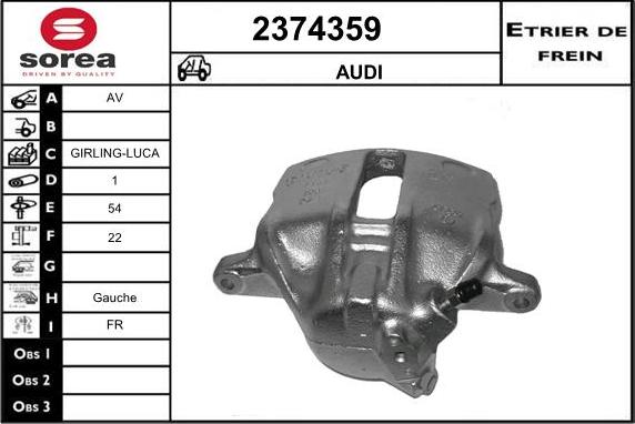 EAI 2374359 - Stabdžių apkaba autoreka.lt