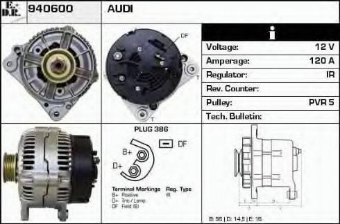 EDR 940600 - Kintamosios srovės generatorius autoreka.lt