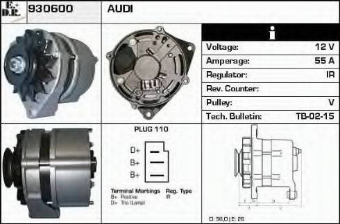 EDR 930600 - Kintamosios srovės generatorius autoreka.lt