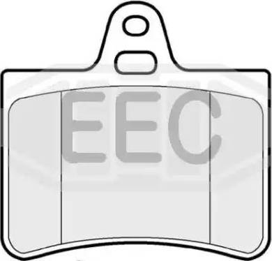 EEC BRP1233 - Stabdžių trinkelių rinkinys, diskinis stabdys autoreka.lt