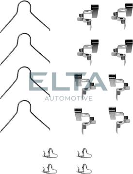 Elta Automotive EA8566 - Priedų komplektas, diskinių stabdžių trinkelės autoreka.lt