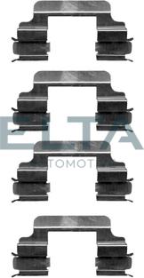 Elta Automotive EA8606 - Priedų komplektas, diskinių stabdžių trinkelės autoreka.lt