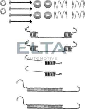 Elta Automotive EA8004 - Priedų komplektas, stabdžių trinkelės autoreka.lt