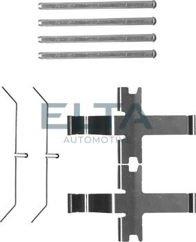 Elta Automotive EA8751 - Priedų komplektas, diskinių stabdžių trinkelės autoreka.lt