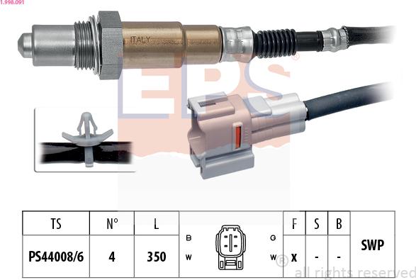 EPS 1.998.091 - Lambda jutiklis autoreka.lt