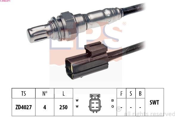 EPS 1.998.071 - Lambda jutiklis autoreka.lt