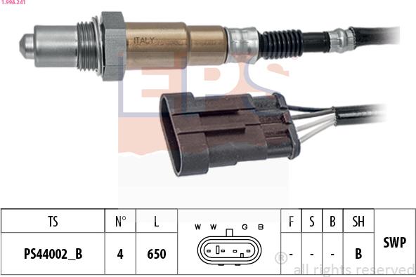 EPS 1.998.241 - Lambda jutiklis autoreka.lt