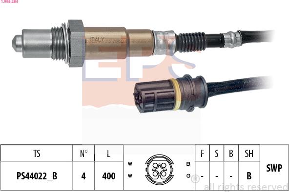 EPS 1.998.284 - Lambda jutiklis autoreka.lt