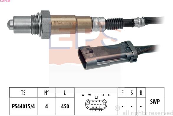 EPS 1.997.594 - Lambda jutiklis autoreka.lt