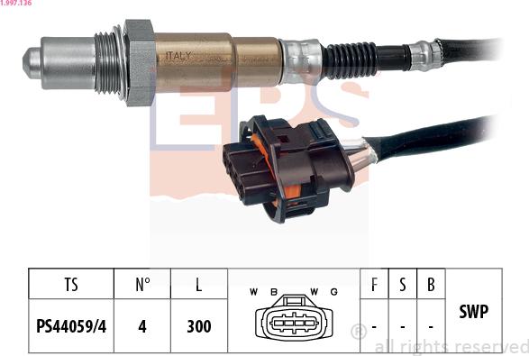 EPS 1.997.136 - Lambda jutiklis autoreka.lt