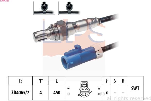 EPS 1.997.321 - Lambda jutiklis autoreka.lt