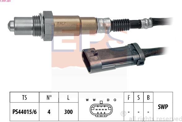 EPS 1.997.281 - Lambda jutiklis autoreka.lt