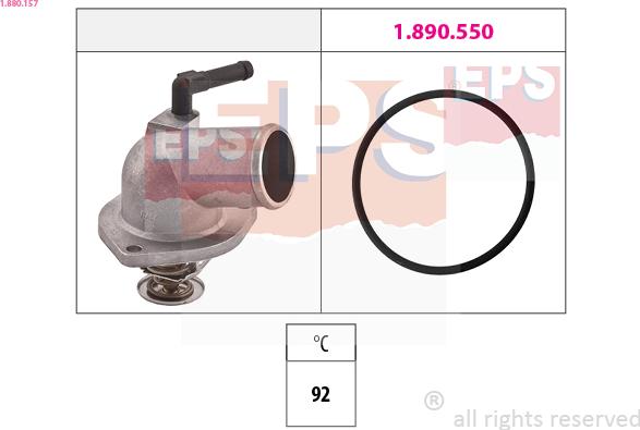 EPS 1.880.157 - Termostatas, aušinimo skystis autoreka.lt