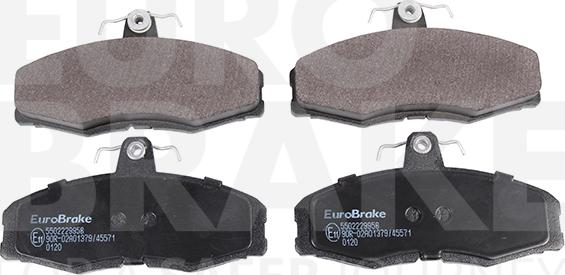 Eurobrake 5502229958 - Stabdžių trinkelių rinkinys, diskinis stabdys autoreka.lt