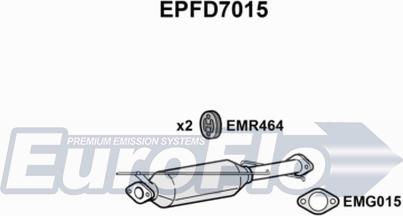 EuroFlo EPFD7015 - Suodžių / kietųjų dalelių filtras, išmetimo sistema autoreka.lt