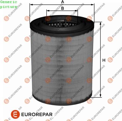 EUROREPAR 1680335580 - Oro filtras autoreka.lt