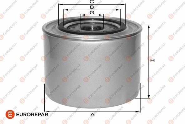 EUROREPAR 1682284380 - Alyvos filtras autoreka.lt