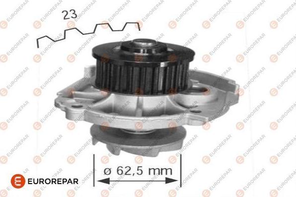 EUROREPAR 1623099580 - Vandens siurblys autoreka.lt