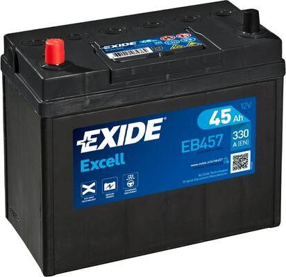 Exide EB457 - Starterio akumuliatorius autoreka.lt