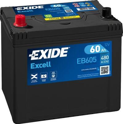 Exide EB605 - Starterio akumuliatorius autoreka.lt