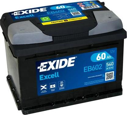 Exide EB602 - Starterio akumuliatorius autoreka.lt