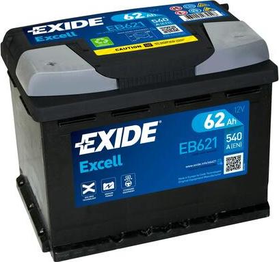 Exide EB621 - Starterio akumuliatorius autoreka.lt