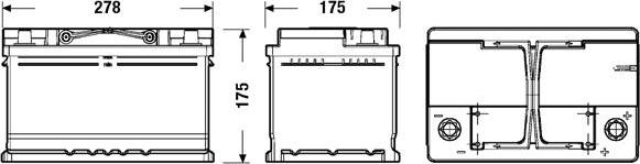 Exide EL652 - Starterio akumuliatorius autoreka.lt