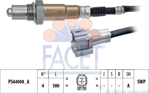 FACET 10.8316 - Lambda jutiklis autoreka.lt