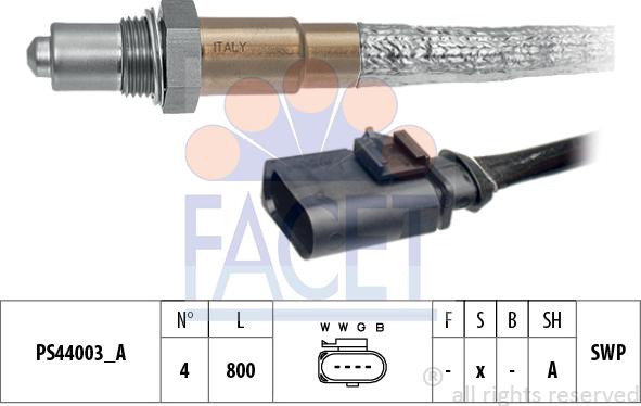 FACET 10.8250 - Lambda jutiklis autoreka.lt