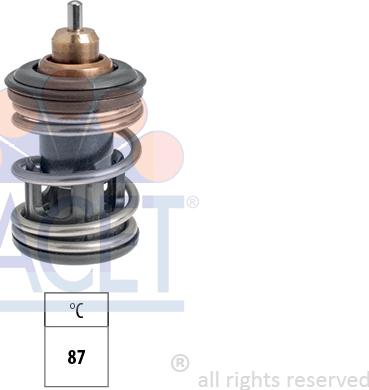 FACET 7.8966S - Termostatas, aušinimo skystis autoreka.lt