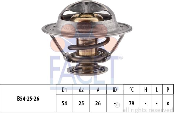 FACET 7.8299S - Termostatas, aušinimo skystis autoreka.lt