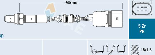 FAE 75042 - Lambda jutiklis autoreka.lt