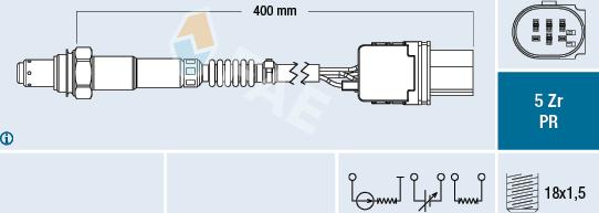 FAE 75074 - Lambda jutiklis autoreka.lt