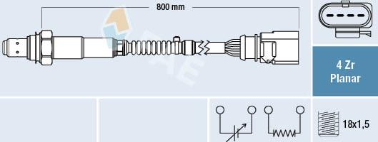 FAE 77697 - Lambda jutiklis autoreka.lt