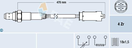 FAE 77326 - Lambda jutiklis autoreka.lt