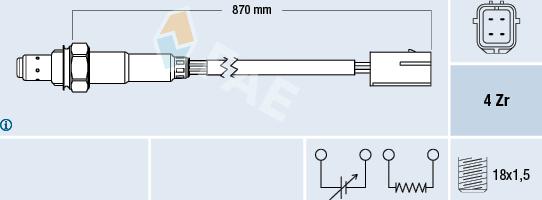 FAE 77214 - Lambda jutiklis autoreka.lt