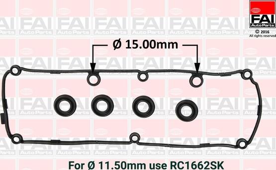 FAI AutoParts RC1663SK - Tarpiklis, svirties dangtis autoreka.lt