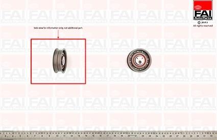 FAI AutoParts T9243 - Įtempiklio skriemulys, paskirstymo diržas autoreka.lt